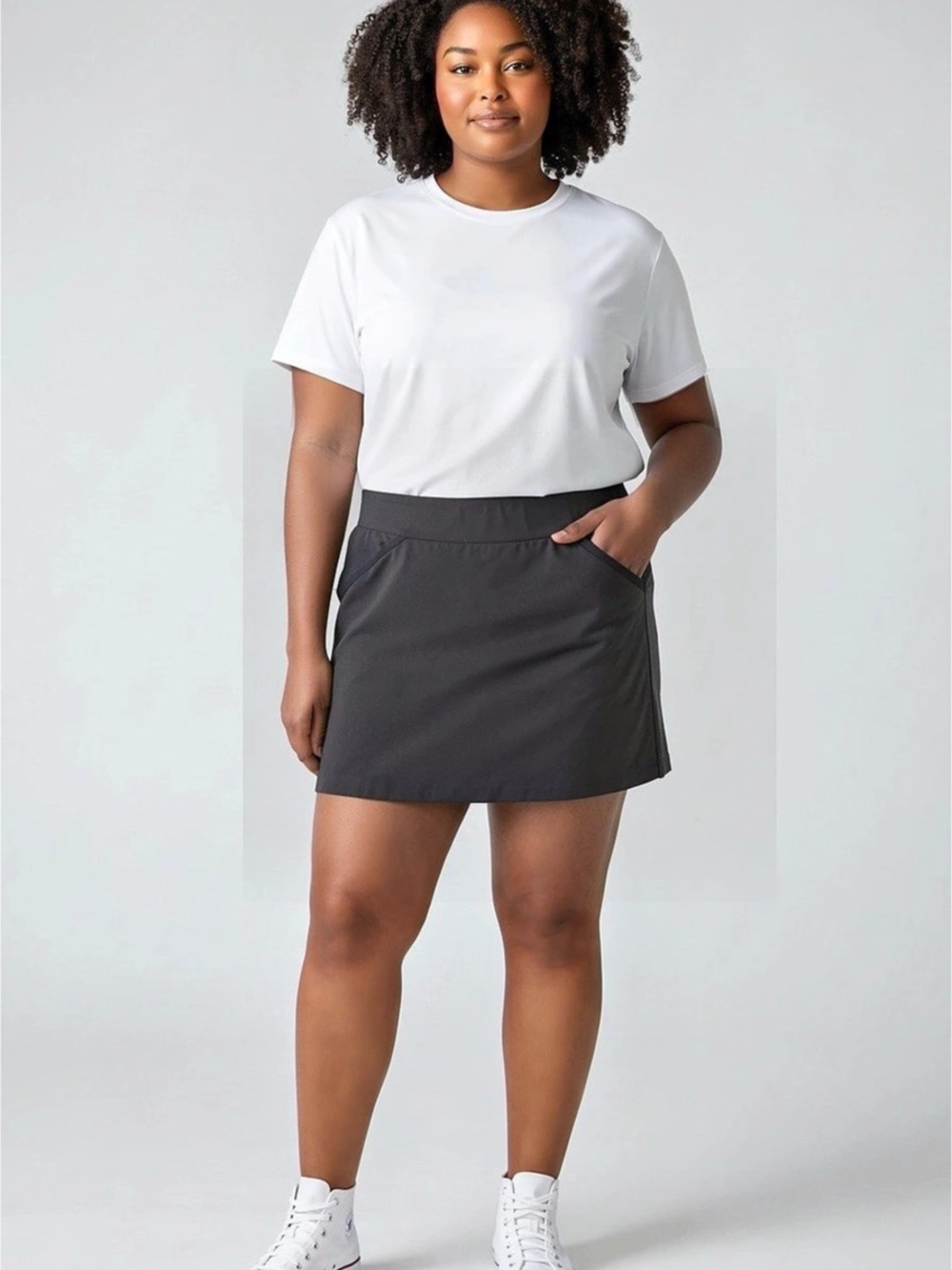 SOYBU Lotus Skort Women's Black Athletic Skort